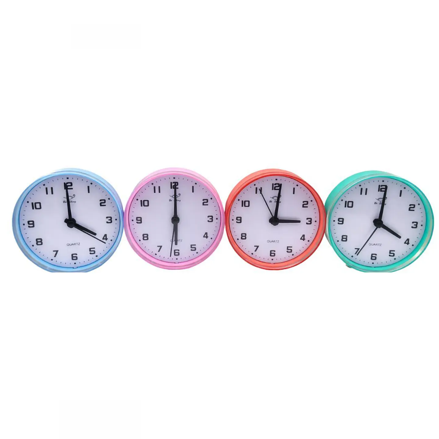 Reloj Despertador Análogo Quartz Silencioso Colores Modernos Multicolor 1.5 2