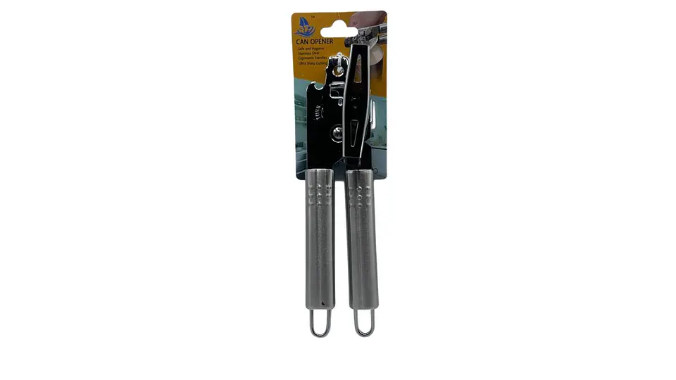 Abrelatas de Acero Inoxidable Resistente y Práctico Manual 5