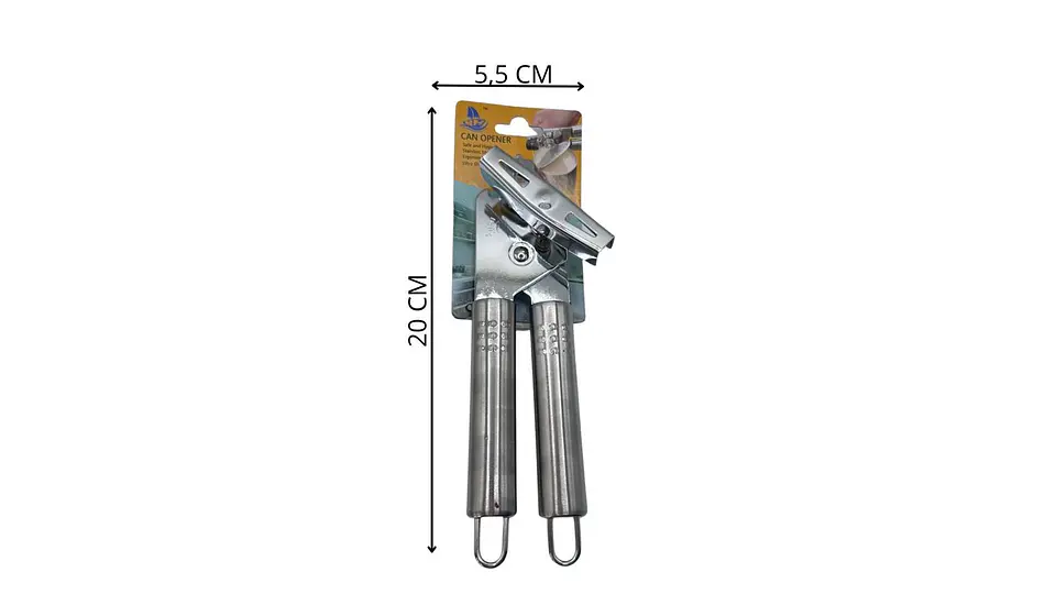 Abrelatas de Acero Inoxidable Resistente y Práctico Manual 6