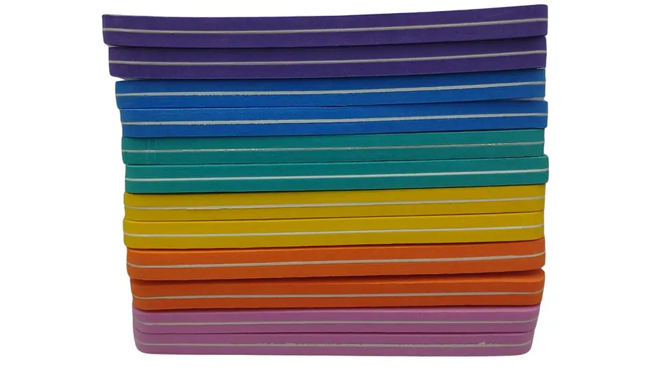 Limas unicolor x 12 resistentes y profesional 6