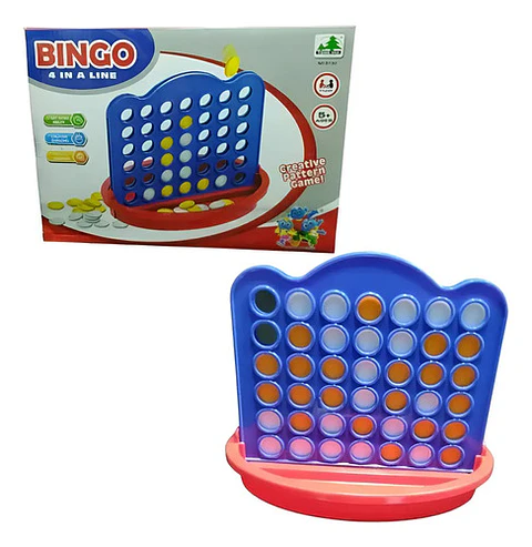 Juego De Mesa Bingo En Linea Con Fichas Tablero Regalo Niños