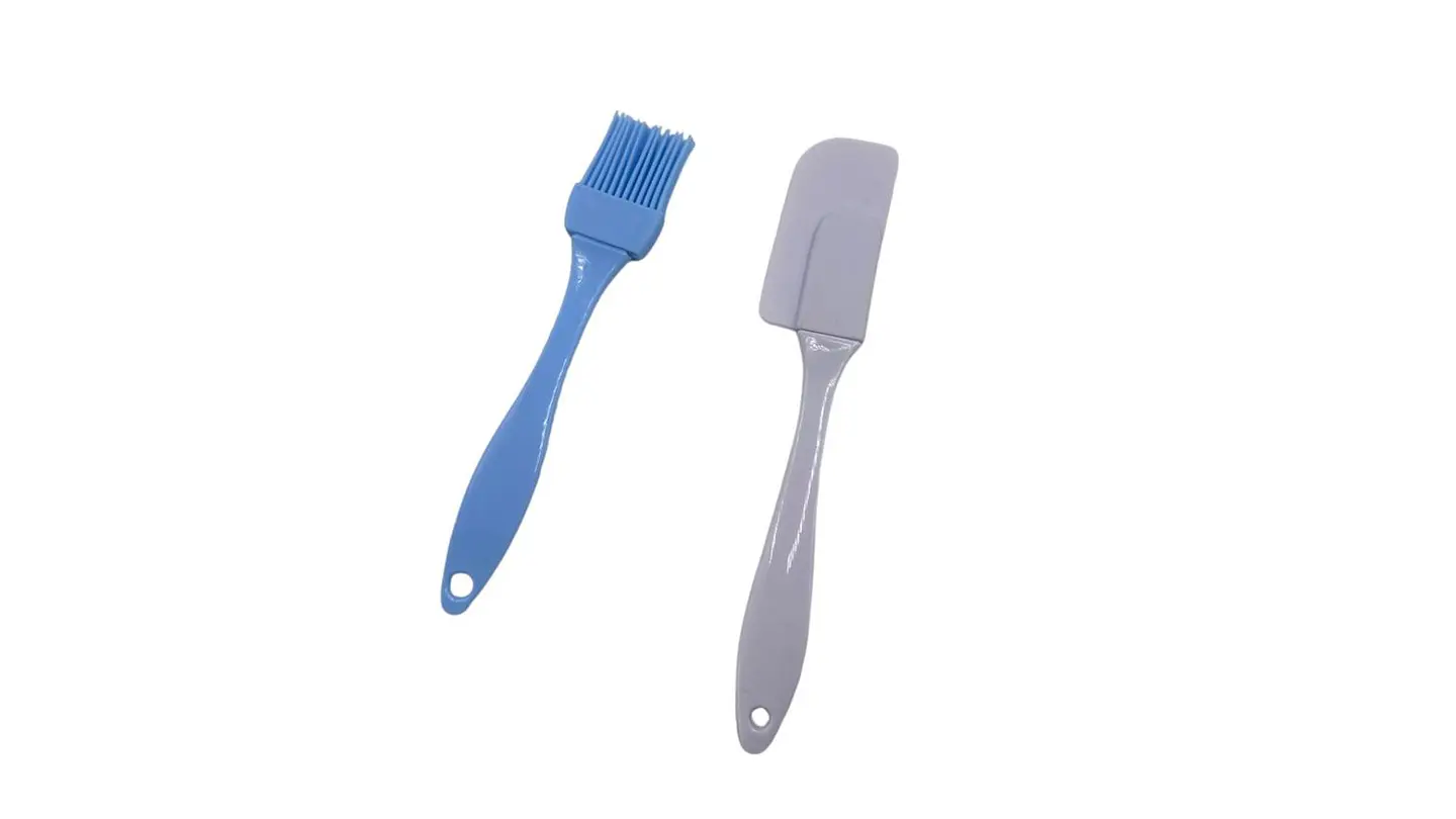 Set Espátula y Brocha de Silicona para Cocina Práctico 4