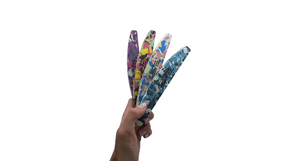 Set de 4 Limas Multicolor para Uñas Prácticas y Resistente 1