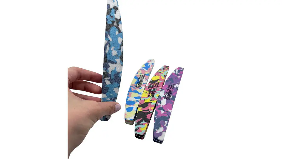Set de 4 Limas Multicolor para Uñas Prácticas y Resistente 2