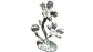 Flor Decorativa Transparente Tipo Cristal Elegante para Hogar - Miniatura 2