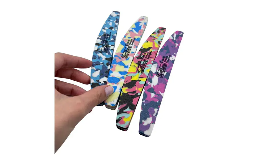 Set de 4 Limas Multicolor para Uñas Prácticas y Resistente 4