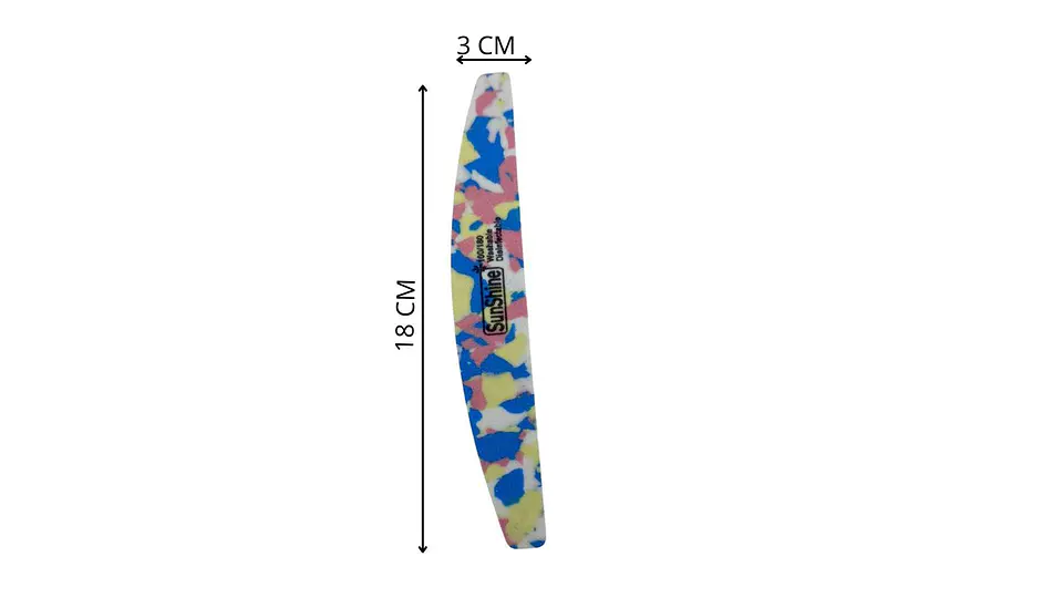 Set de 4 Limas Multicolor para Uñas Prácticas y Resistente 6