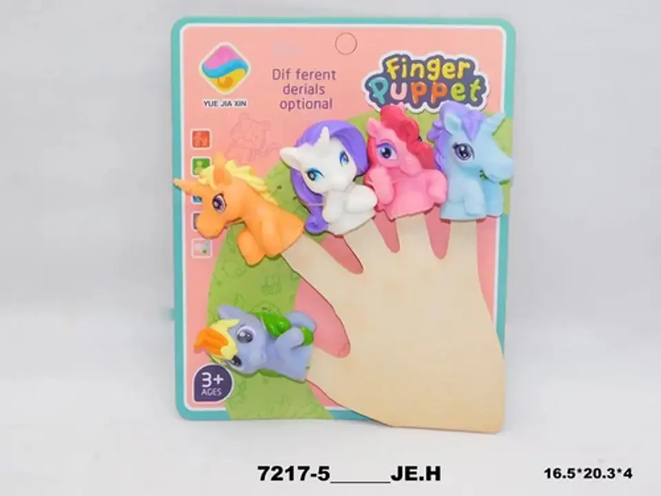  Títere Pony X 5 Para Dedos Regalo Niños  2