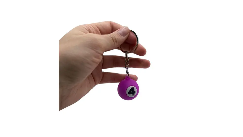 Set de 12 Llaveros Bolas de Billar Diseño Clásico Moderno 2