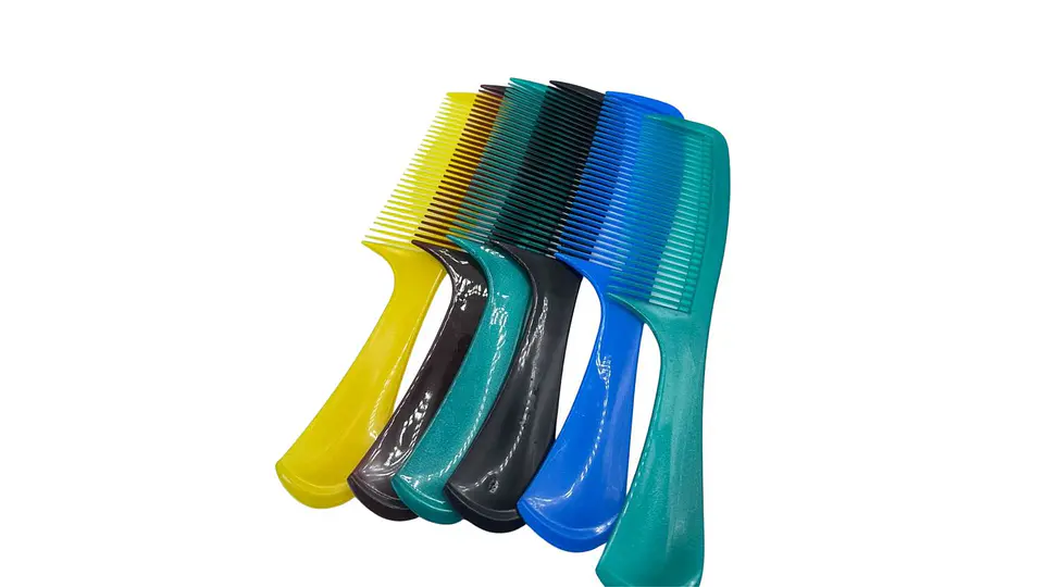 Paquete de 12 Peinillas Plásticas Colores Variado 3