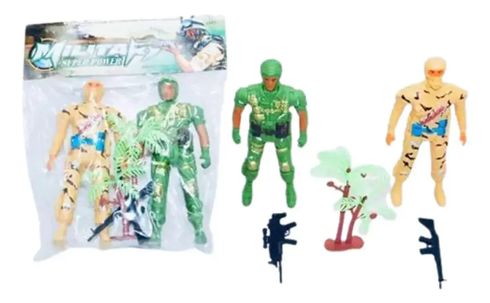 Soldados Militares Juguete Figuras Acción Juego Niños Maleta 1
