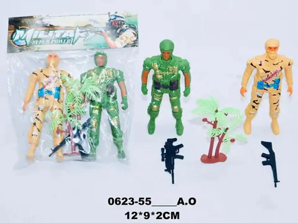 Soldados Militares Juguete Figuras Acción Juego Niños Maleta 2