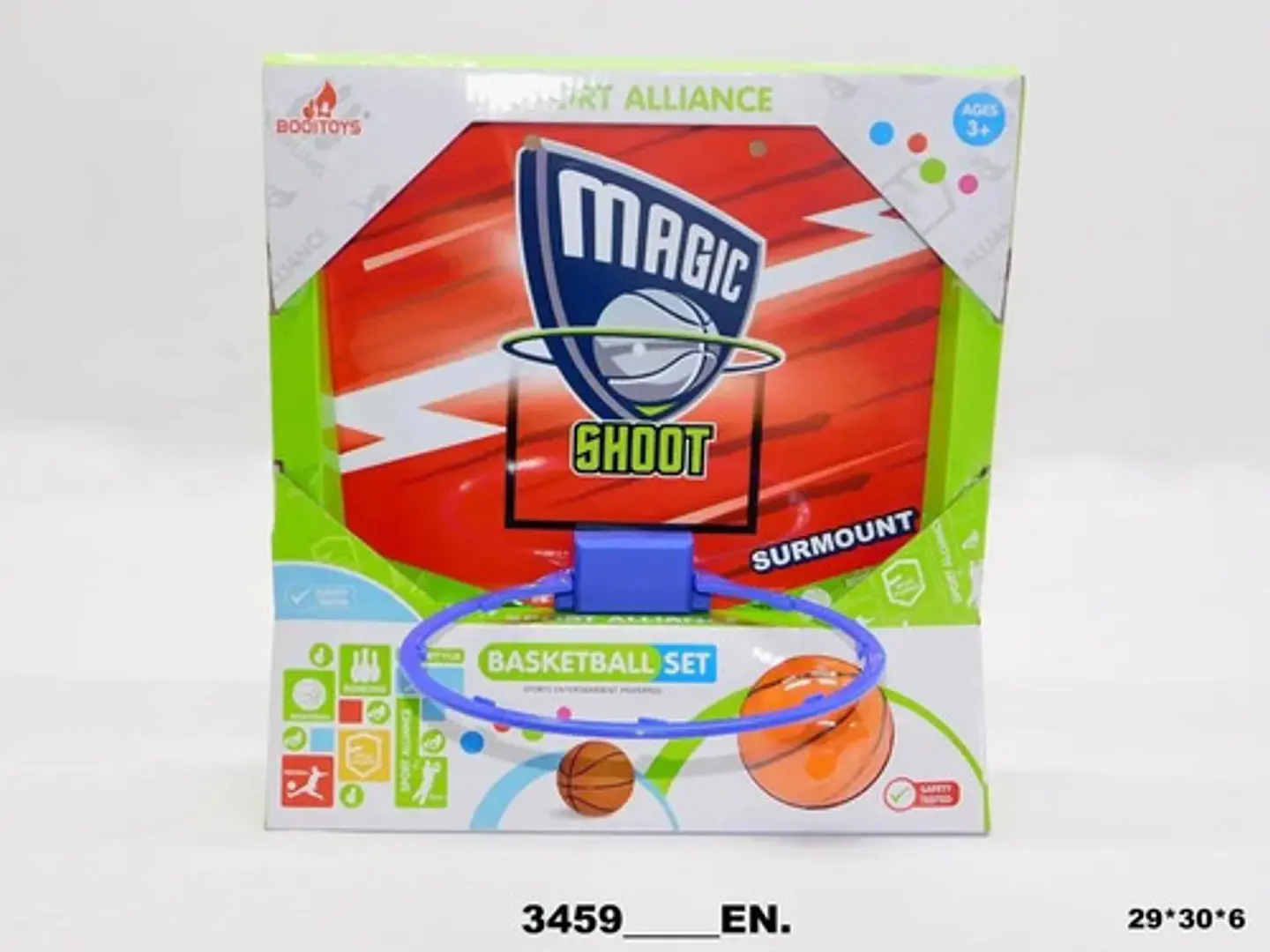 Cancha Tablero Basketball Canasta Encestar Juguete  2