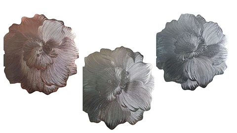 Individuales Redondos Flor Grande Diseño Elegante Moderno