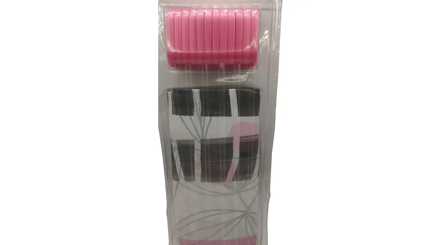 Cortina de Baño Bath Fashions PEVA Impermeable 2