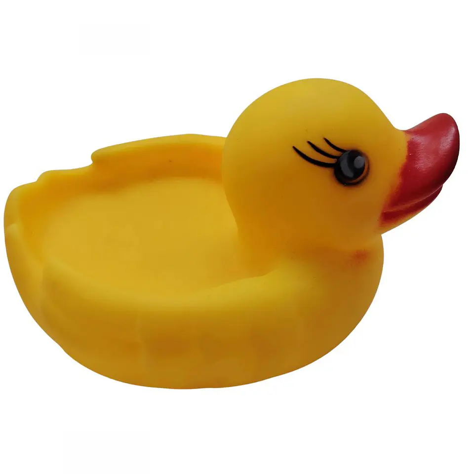 Set Patos De Goma Para Baño Mamá Pato Con 3 Patitos Amarillo 4