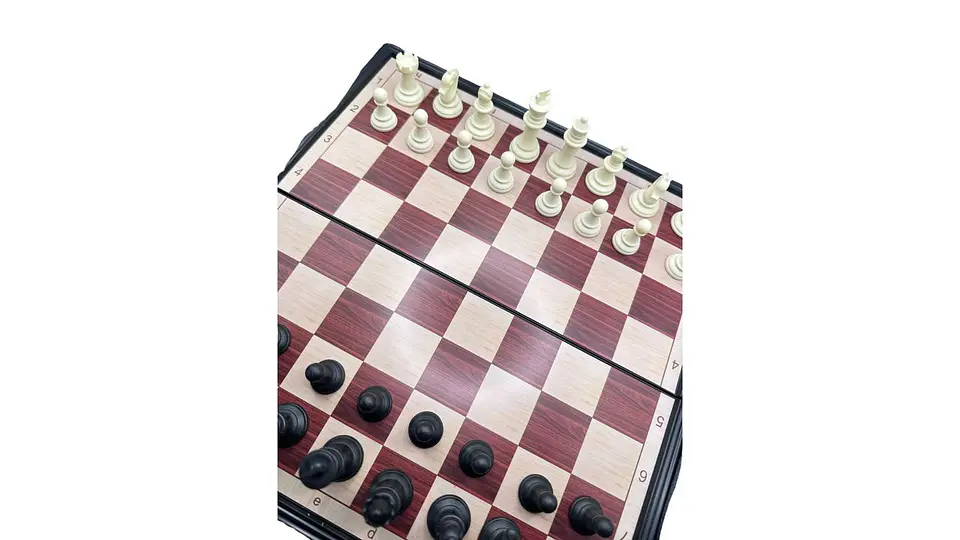 Ajedrez Grande con Fichas Magnéticas Juego de Mesa Moderno 2