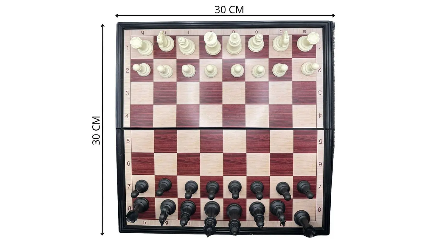 Ajedrez Grande con Fichas Magnéticas Juego de Mesa Moderno 6