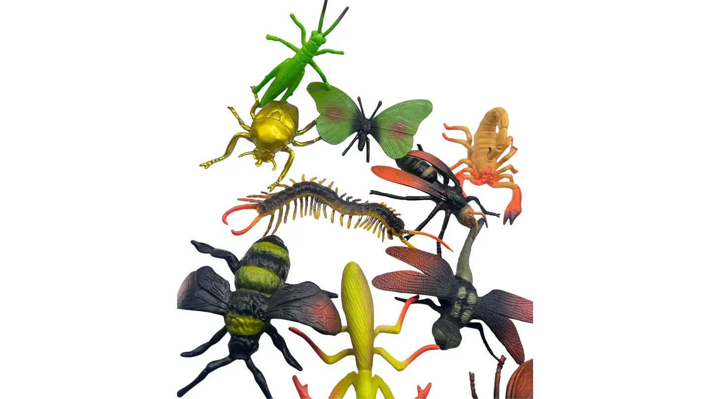 Juego de 10 Insectos de Plástico Figuras Educativas Moderno 2