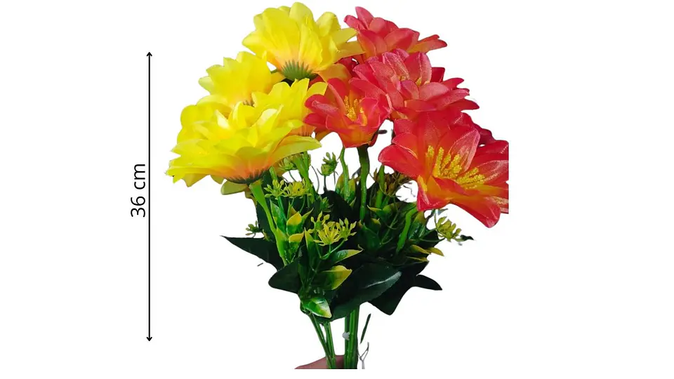 Ramo de Flores Artificiales 6 Gajos 4