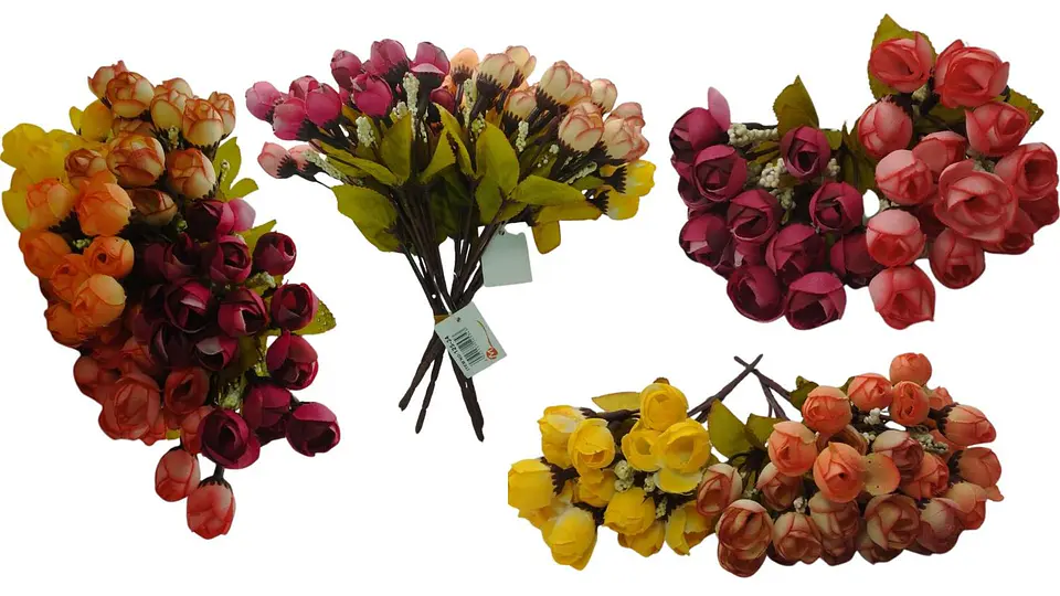 Ramo de Rosas Artificiales Decorativas 1