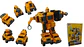 Robot Constructor Transformable Con 5 Vehículos De Construcción - Miniatura 1