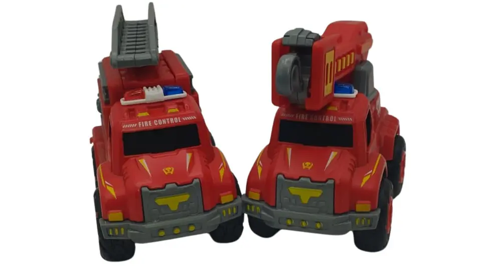 Transformable Metal Fire 6 En 1 Robot Vehículos De Bomberos 2