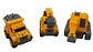 Robot Constructor Transformable Con 5 Vehículos De Construcción - Miniatura 2
