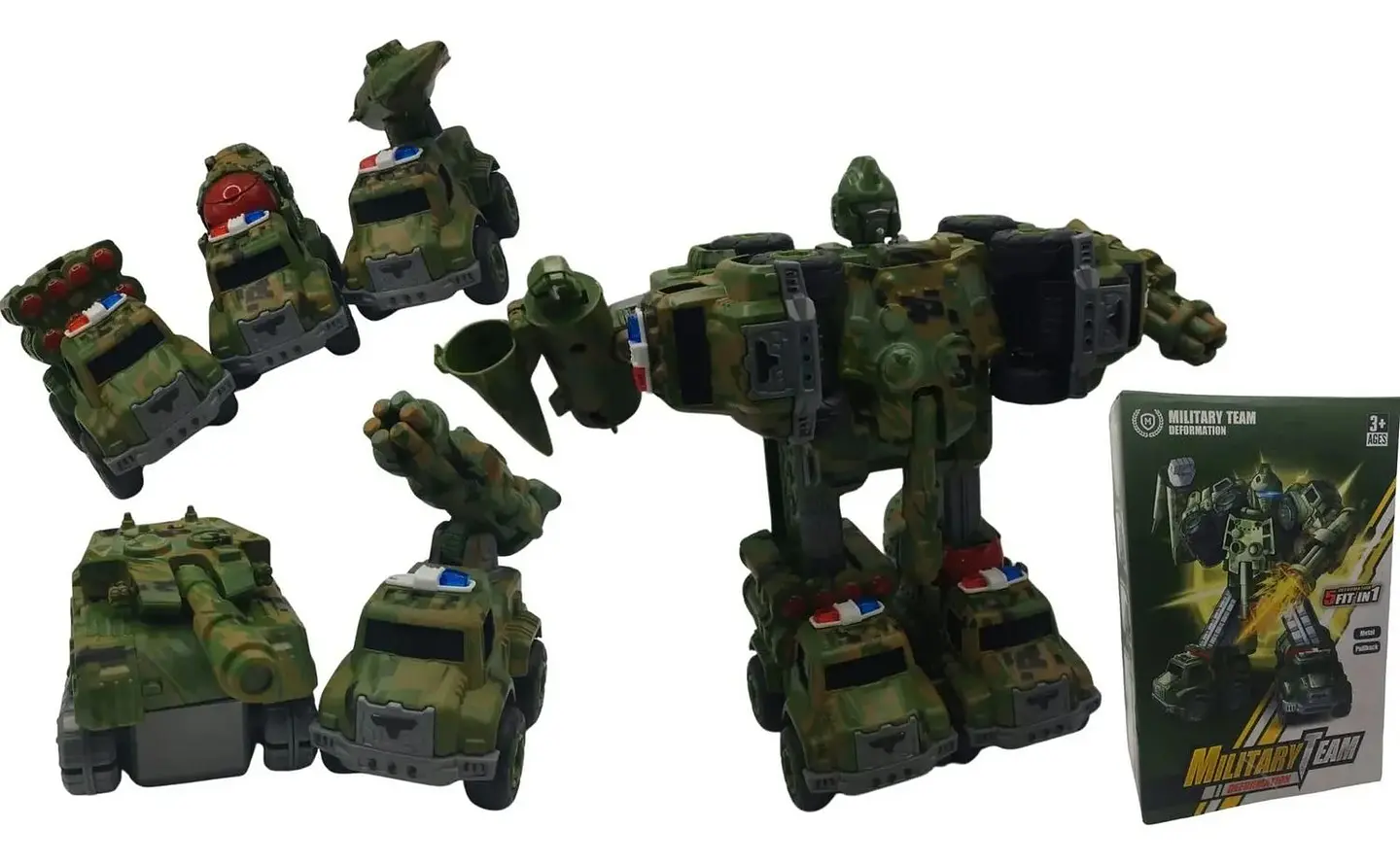 Militar Transformable en Robot 1