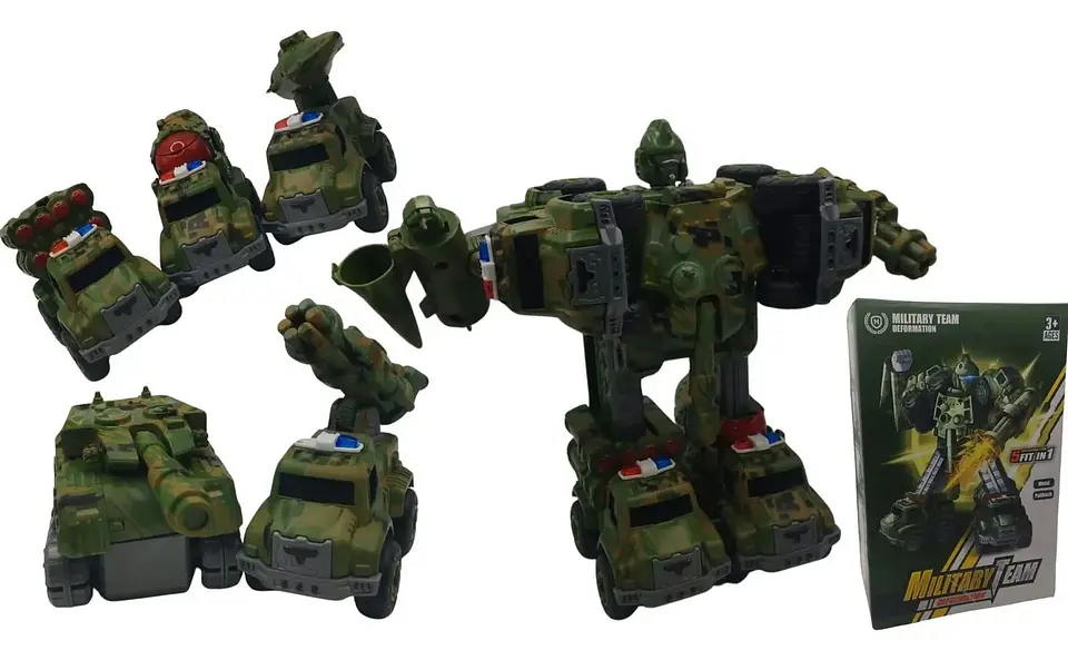 Militar Transformable en Robot 1