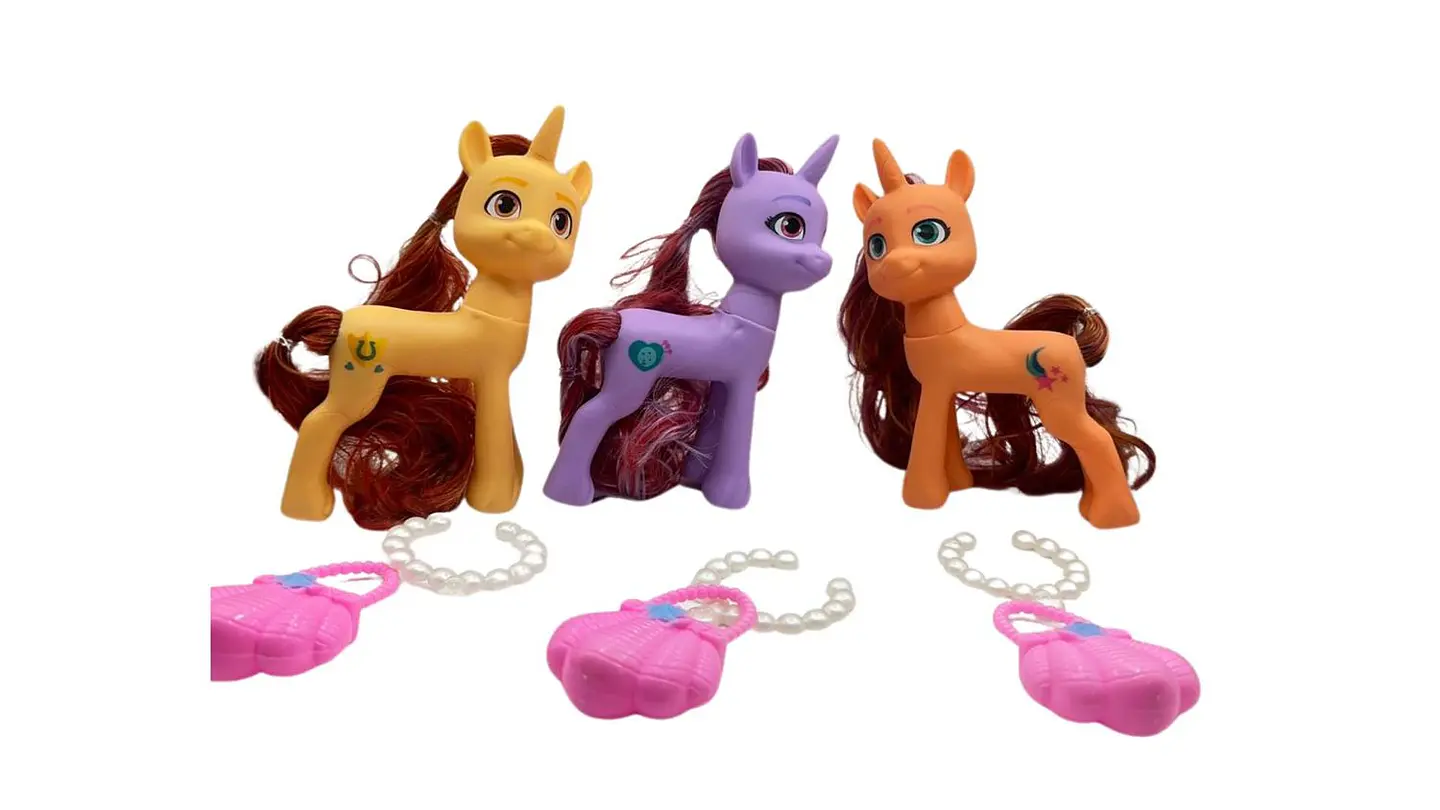 Pony con Accesorios Bolsa Juguete Infantil Divertido Moderno 1