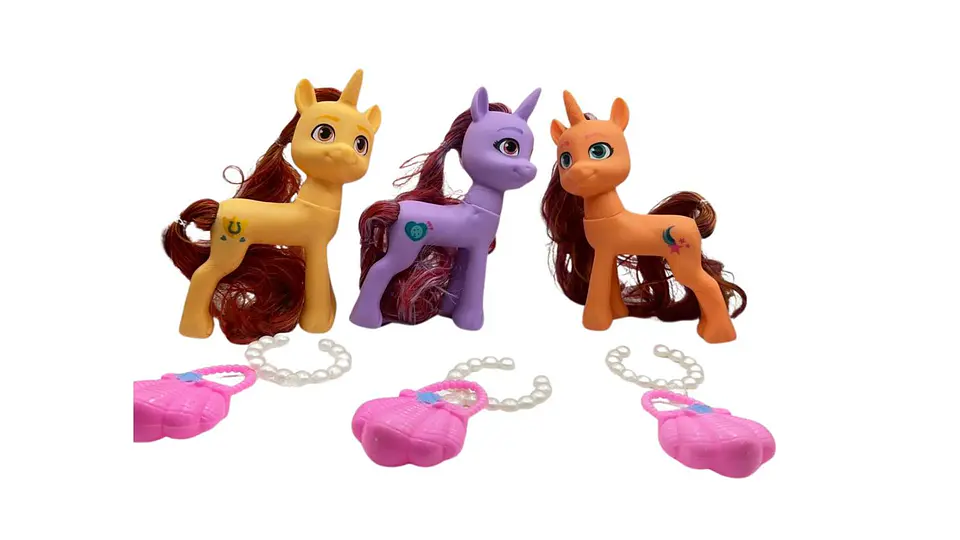 Pony con Accesorios Bolsa Juguete Infantil Divertido Moderno 2