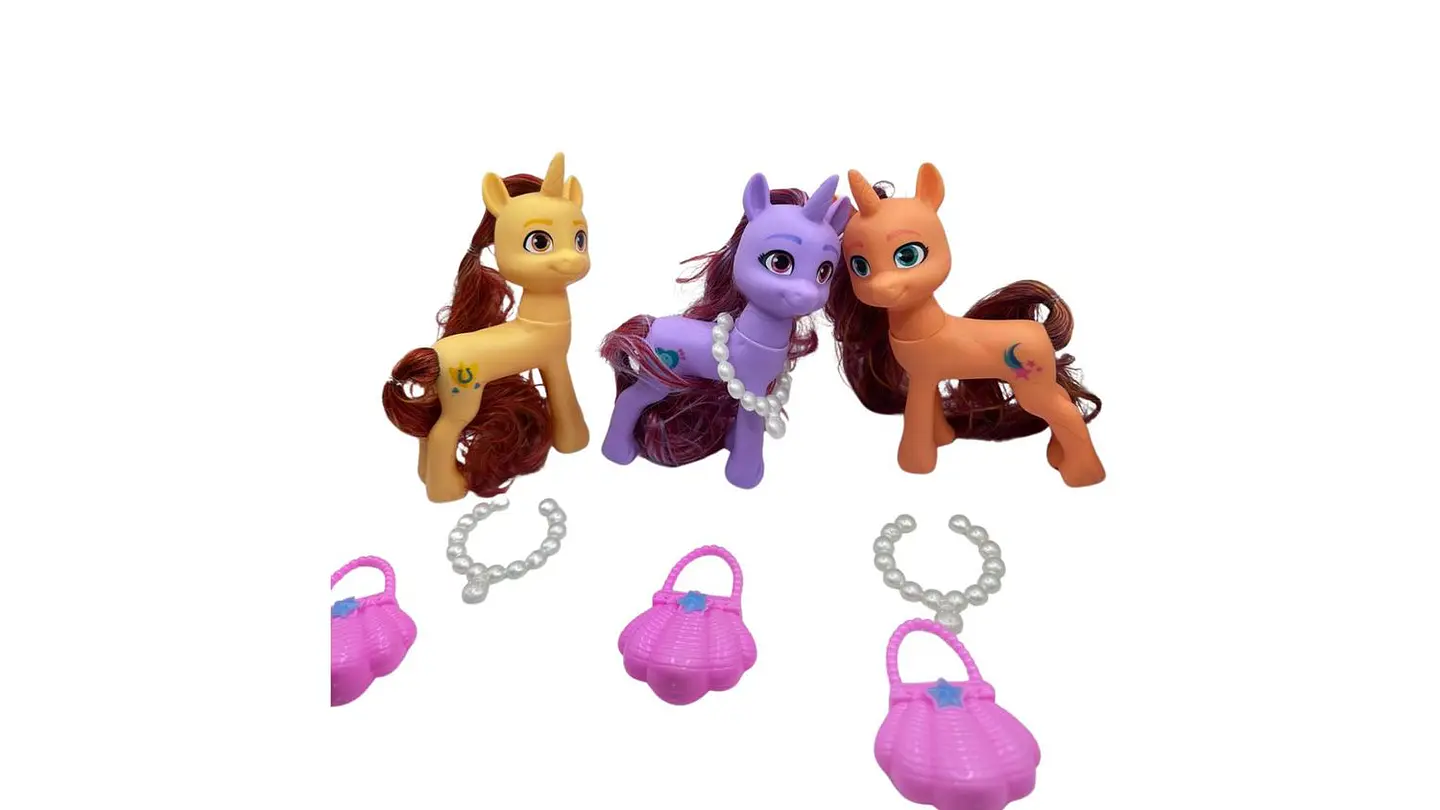 Pony con Accesorios Bolsa Juguete Infantil Divertido Moderno 6