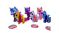 Set Pony Grande y Pony Pequeño con Estampita Juguete Niña - Miniatura 5
