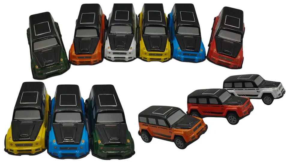 Set de Camionetas de Juguete x6 Colores Surtidos Bolsa 1