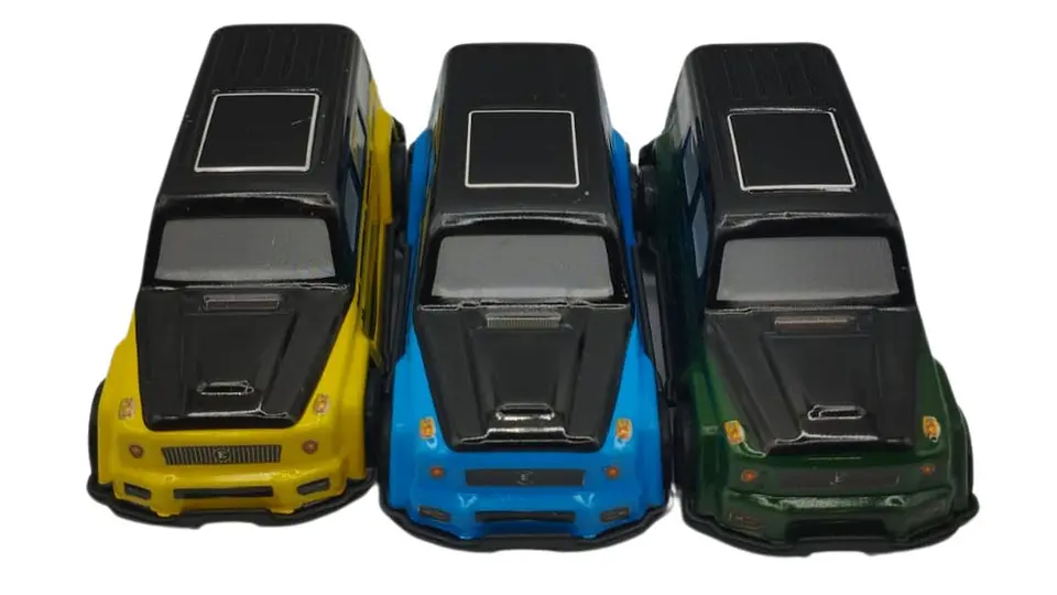 Set de Camionetas de Juguete x6 Colores Surtidos Bolsa 2