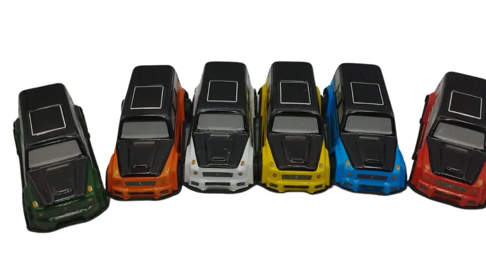 Set de Camionetas de Juguete x6 Colores Surtidos Bolsa 4