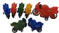 Set de 4 Motos de Juguete para Niños en Bolsa Colores Surtidos - Miniatura 1
