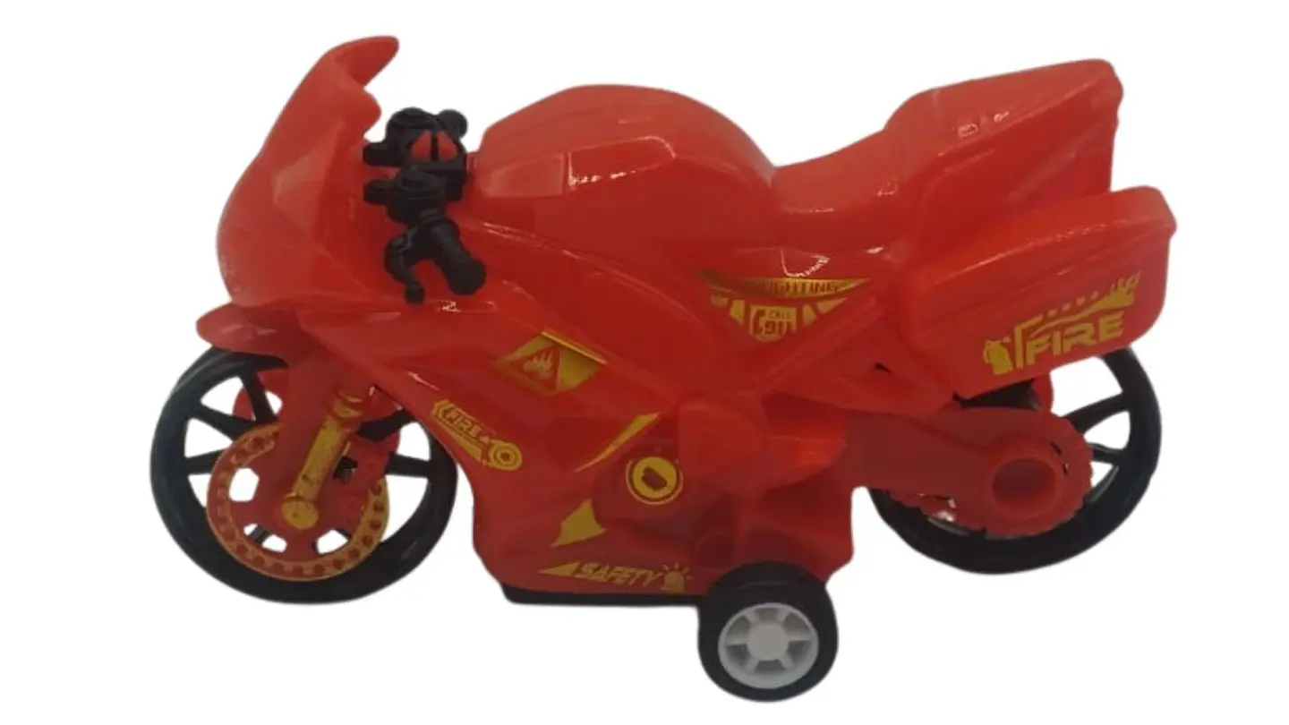 Set de 4 Motos de Juguete para Niños en Bolsa Colores Surtidos 4