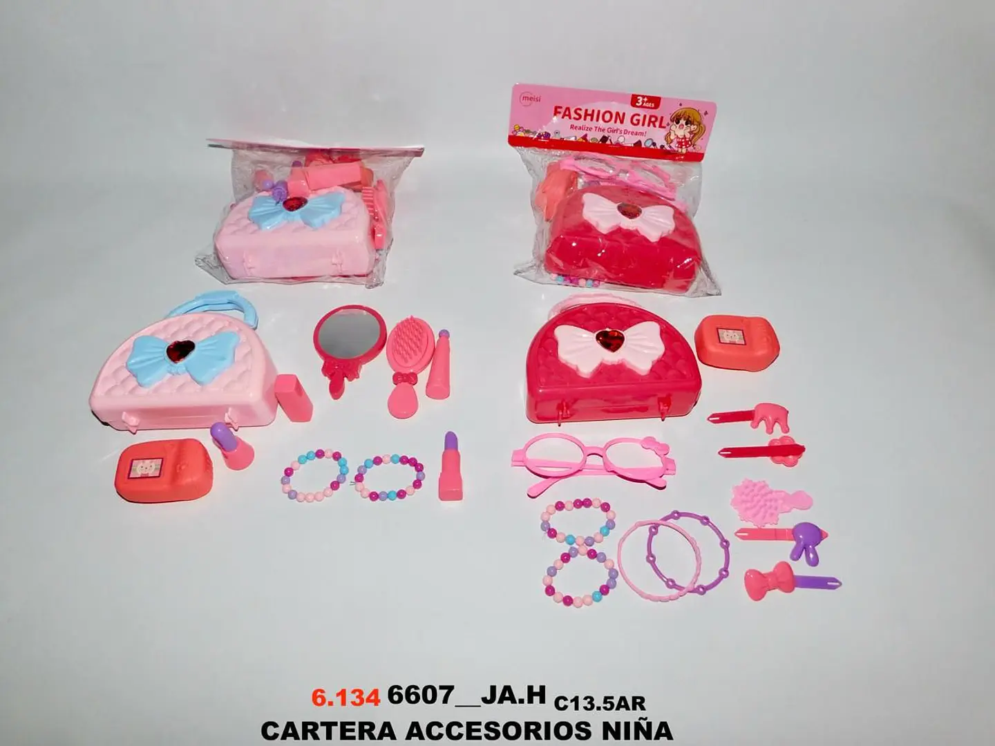 Cartera Accesorios Niña Set Belleza 6