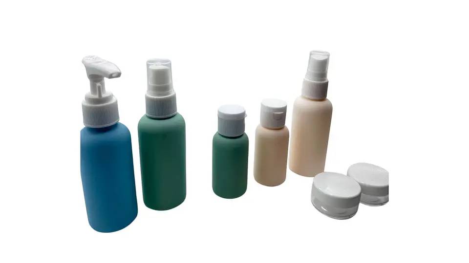 Set de Viaje 7 Piezas Botellas Recargables Portátil Líquidos 1