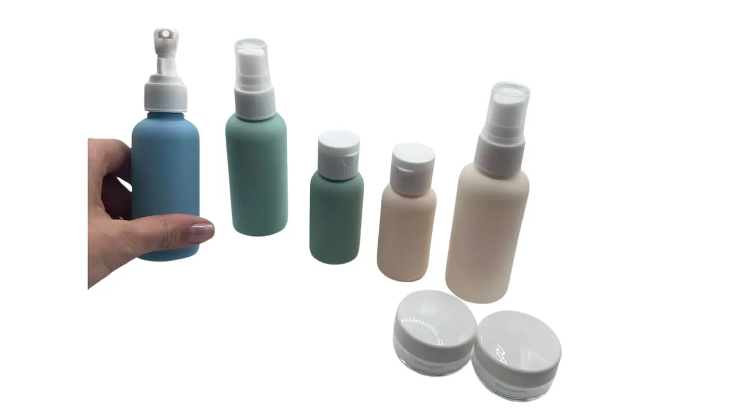 Set de Viaje 7 Piezas Botellas Recargables Portátil Líquidos 3