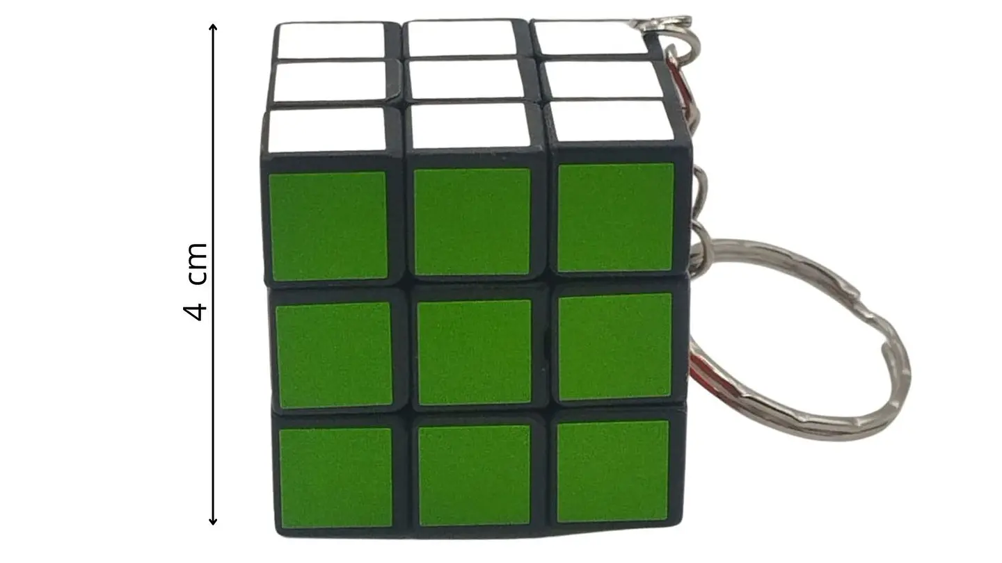 Llavero Cubo Rubik 3x3 4 cm 3