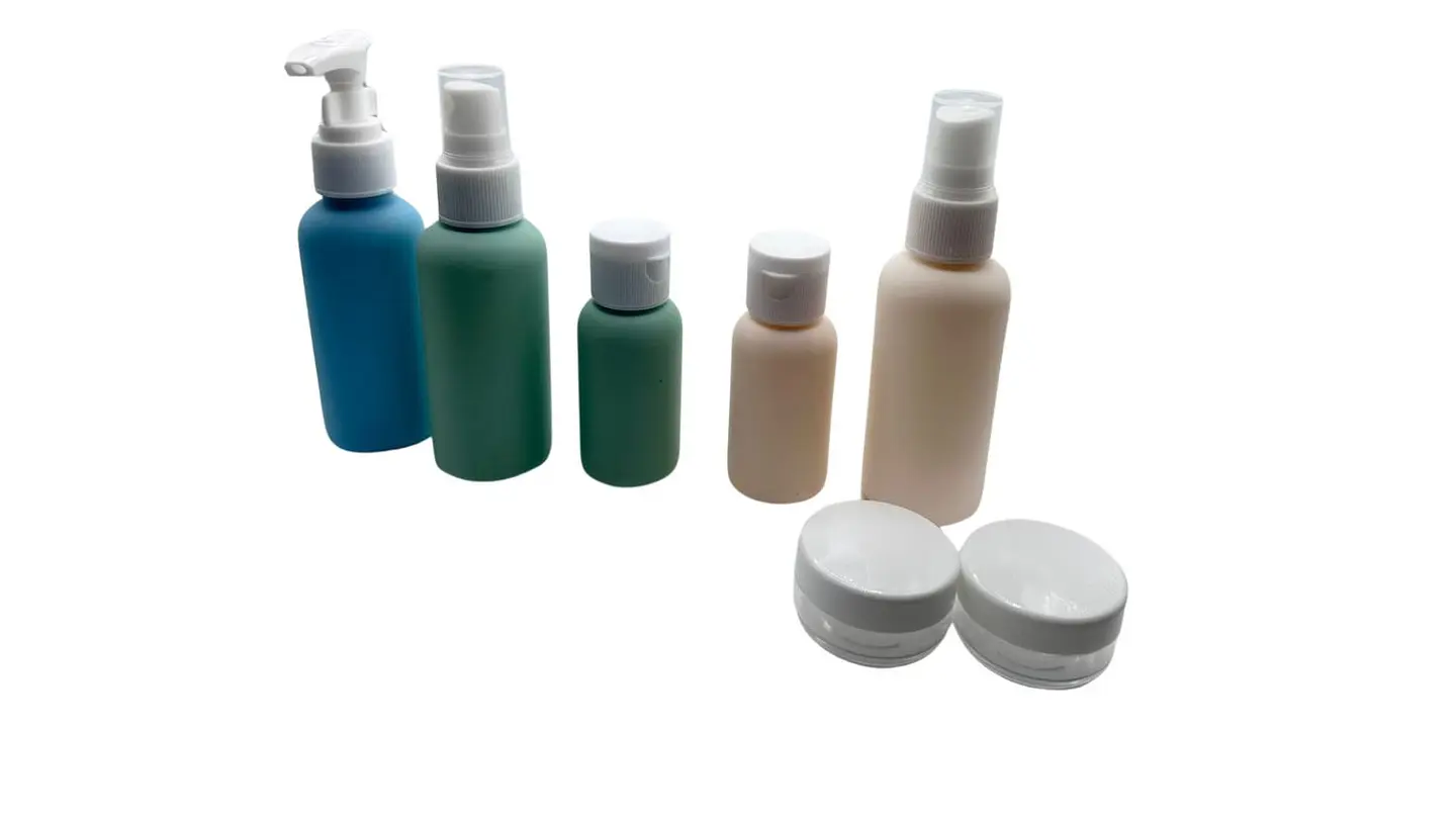Set de Viaje 7 Piezas Botellas Recargables Portátil Líquidos 4