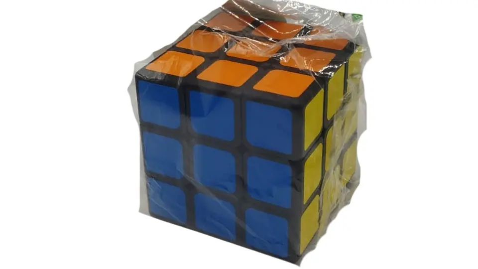 Cubo Rubik 3x3 Fondo Negro 6 cm 3