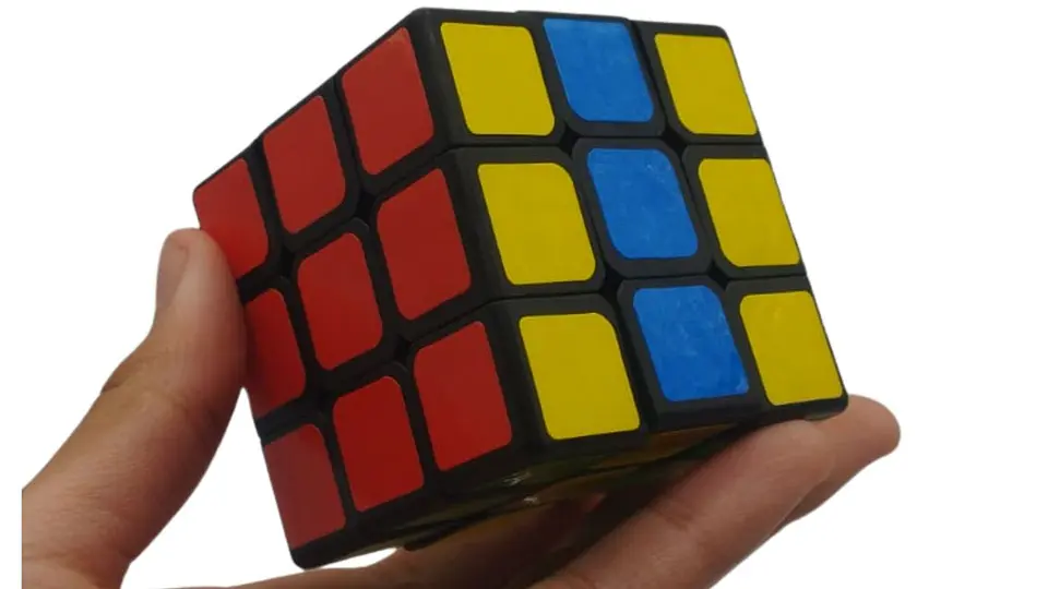Cubo Rubik 3x3 Fondo Negro 6 cm 4