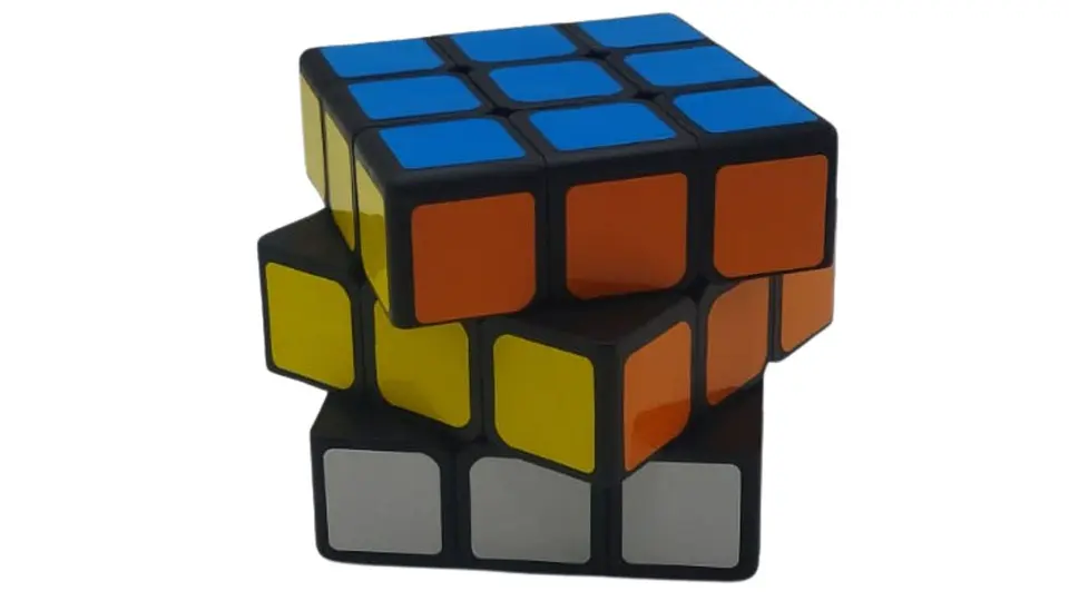 Cubo Rubik 3x3 Fondo Negro 6 cm 5