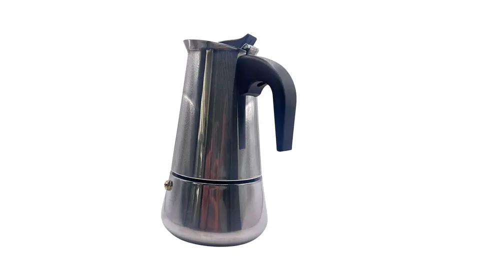 Cafetera Pequeña de Acero Inoxidable Práctica para Cocina 1