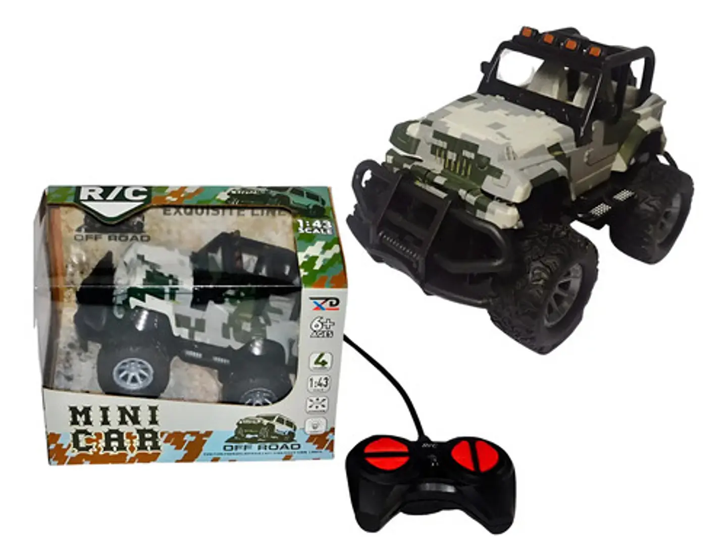Carro Jeep Off Road Camioneta 4x4 Control Remoto    1