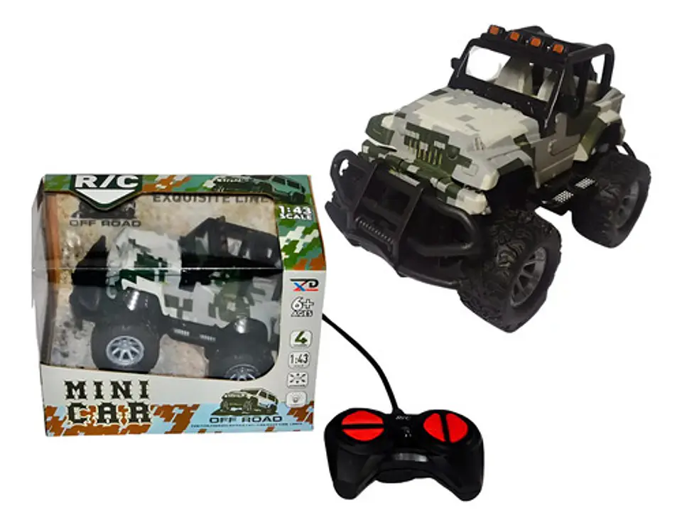 Carro Jeep Off Road Camioneta 4x4 Control Remoto    1
